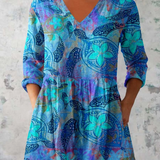 "Juliette | Blusa Lunga con Scollo a V".