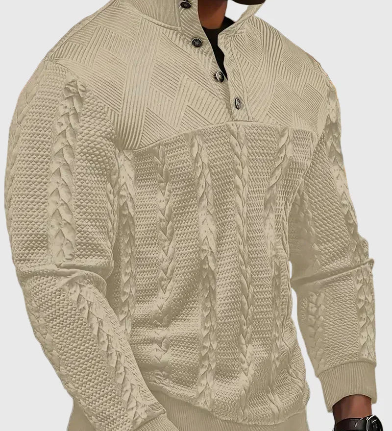 Dawson - Maglione Henley a maniche lunghe con righe