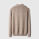 Perla - Maglione con zip Taranto in Lana Merino