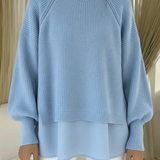 KESTLYN | LAYERED-LOOK SWEATER