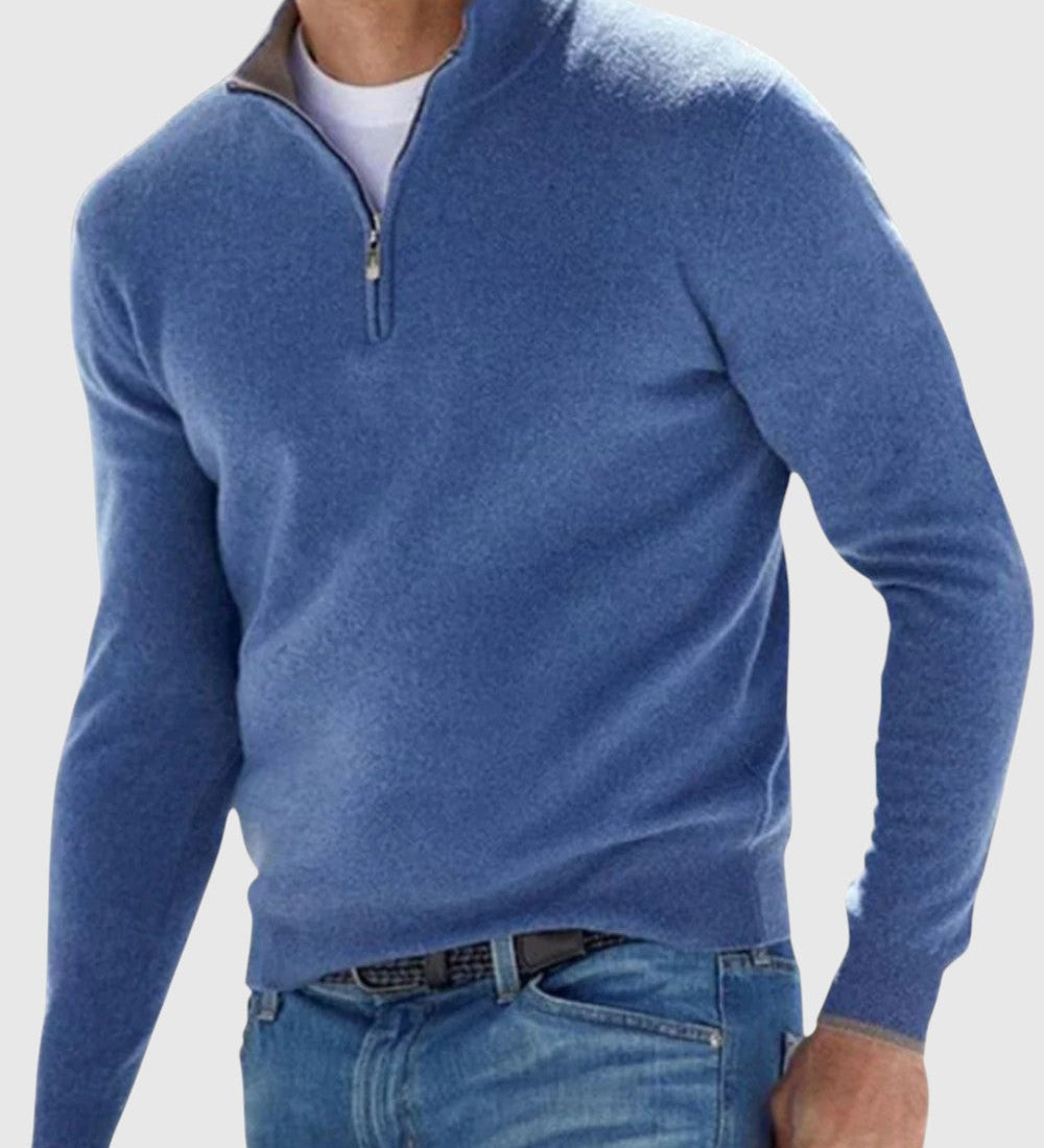 Lukášek | Maglione elegante con zip