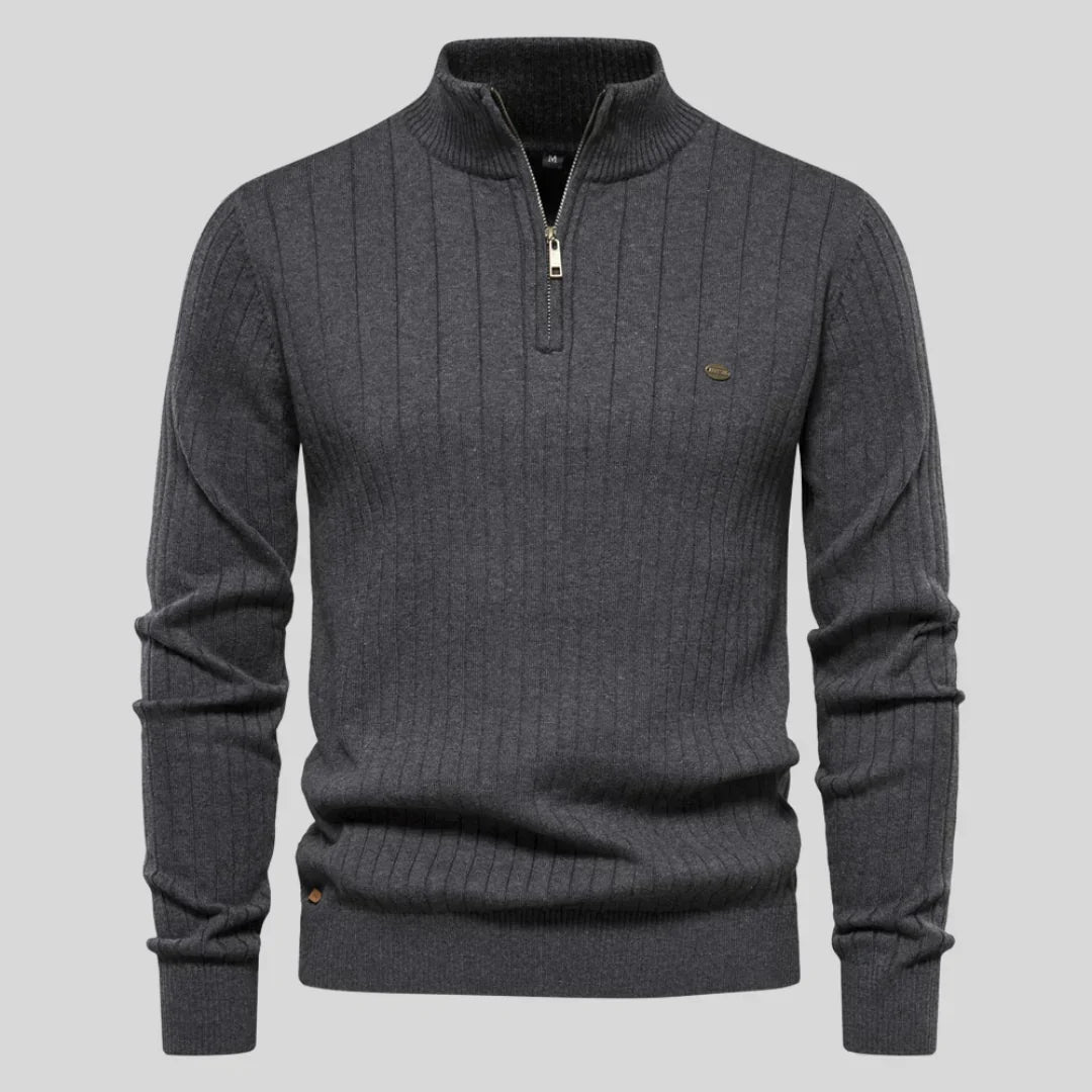 Richard | Maglione con zip al collo