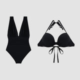 Costume da Bagno Luxe Modellante con Scollatura Profonda a V