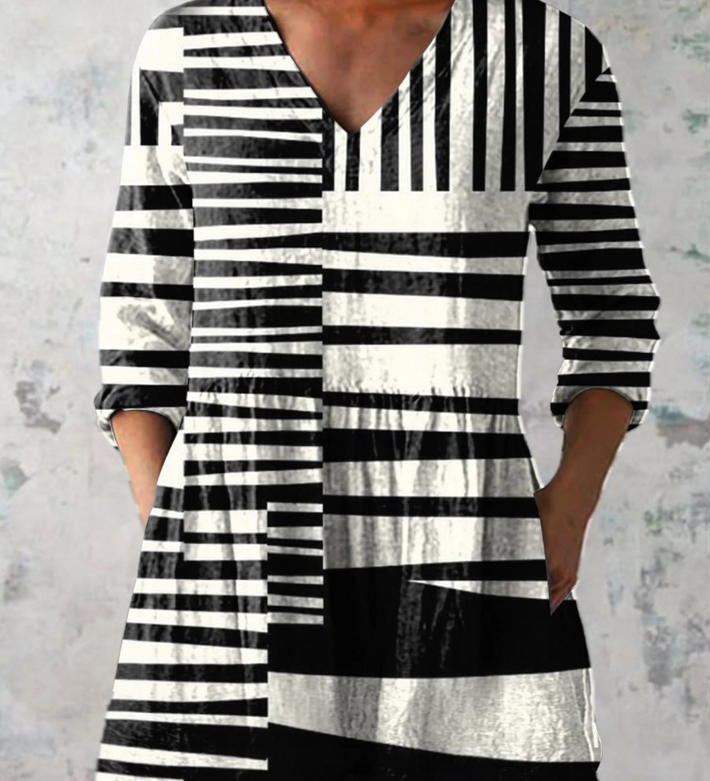 Sophie | Blusa Lunga con Scollatura a V Elegante