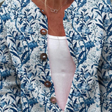 TIVERLY | Vintage Floral Cardigan with Front Buttons