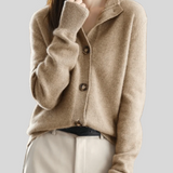 Claire | Retro-Style Cashmere Cardigan