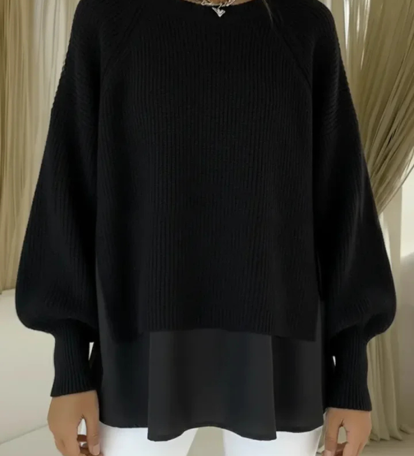 KESTLYN | LAYERED-LOOK SWEATER