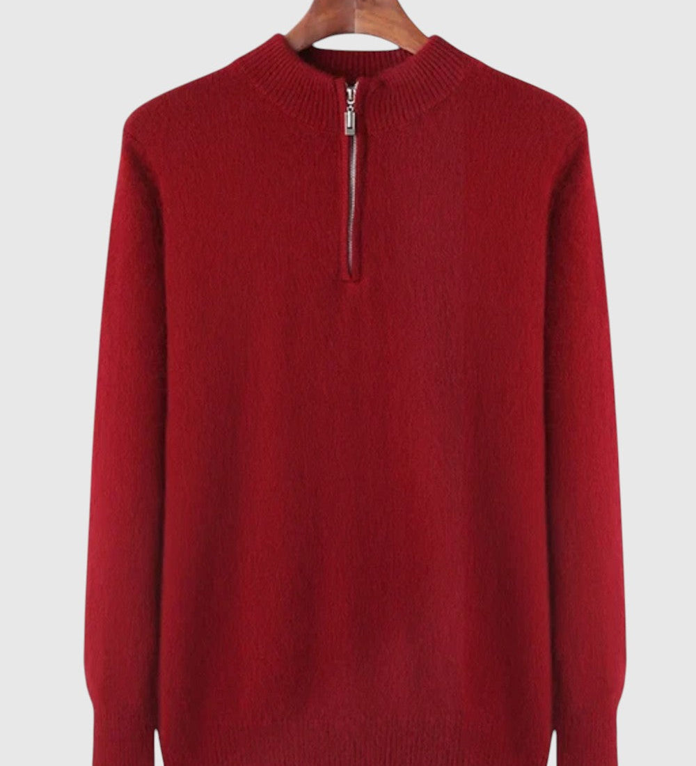 Perla - Cardigan in cashmere Genève con zip