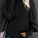 Lory | Casual Long Sleeve Knitted Sweater