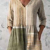 Camille | Blusa Lunga con Scollo a V Elegante