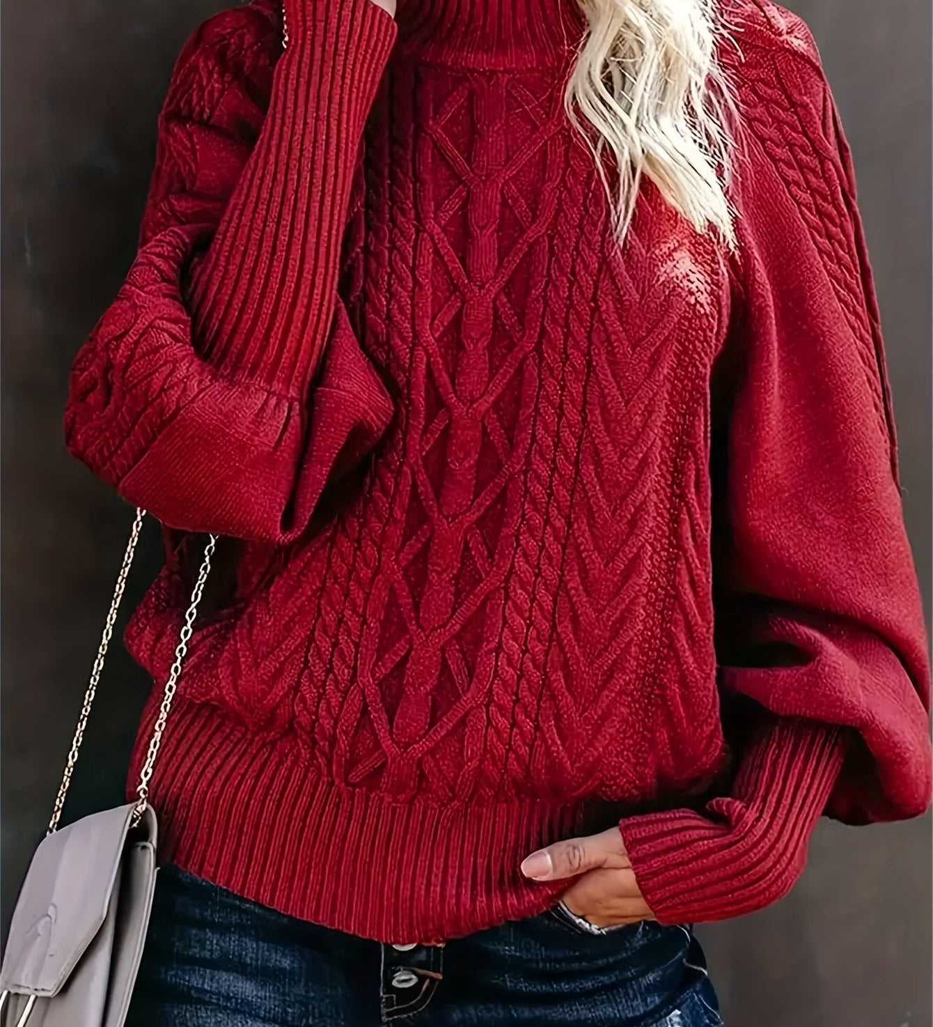 Lory | Maglione Casual Lungo a Maniche Lunghe