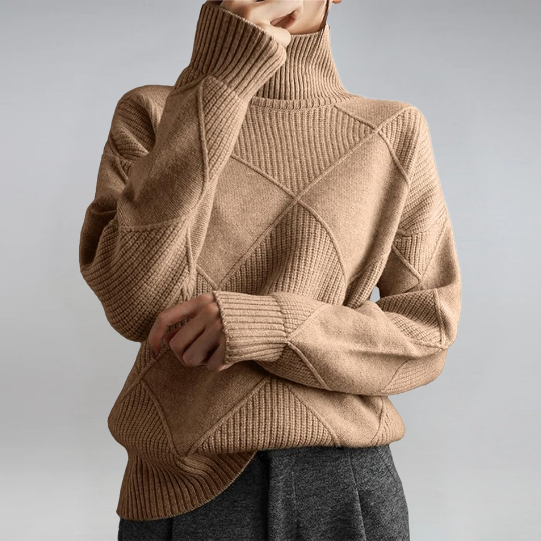 Lauren | Maglione di Lusso con Collo Alto