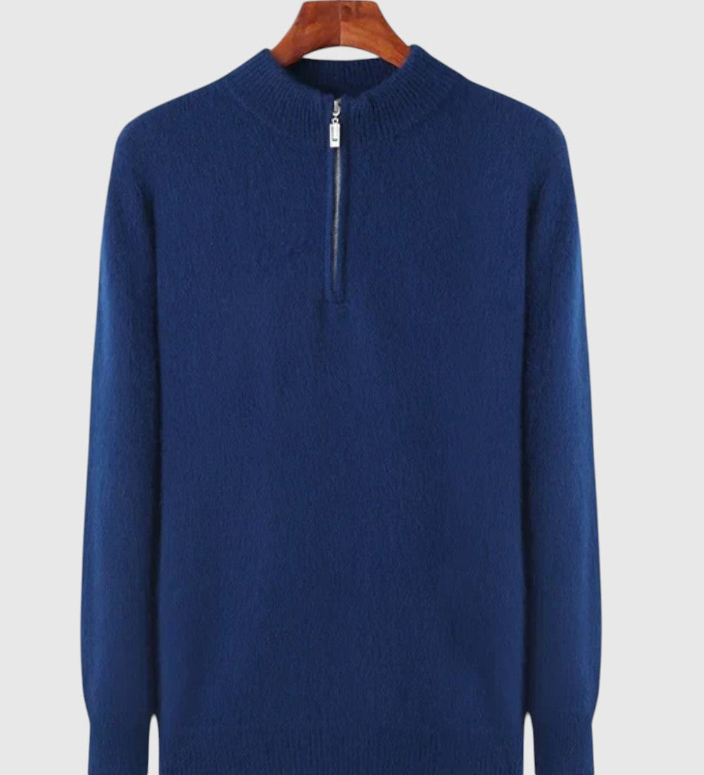 Perla - Cardigan in cashmere Genève con zip