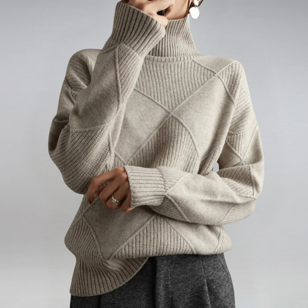 Lauren | Maglione di Lusso con Collo Alto