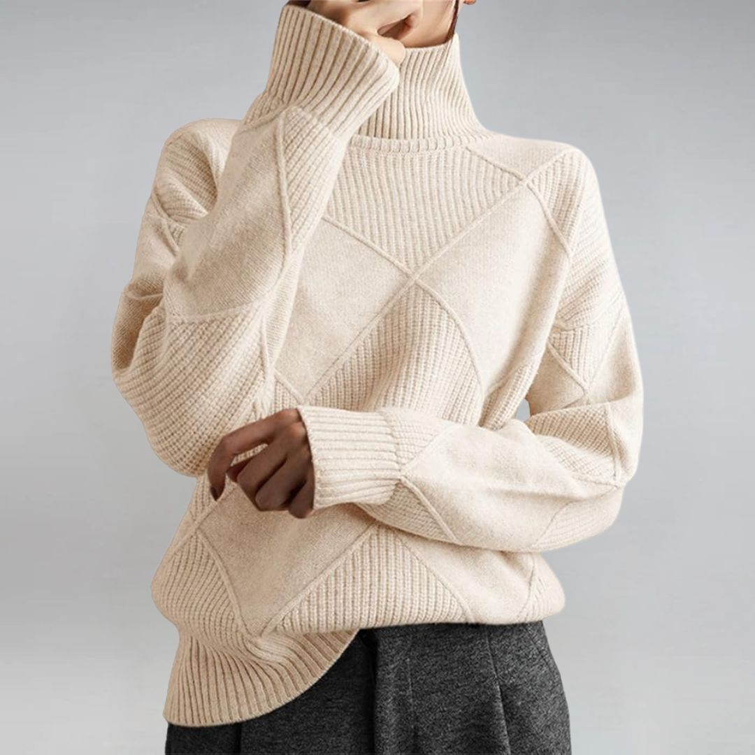 Lauren | Maglione di Lusso con Collo Alto