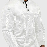Dawson - Maglione Henley a maniche lunghe con righe