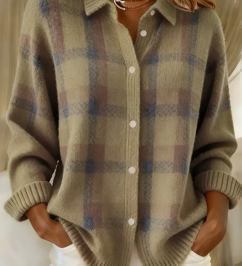 ANNA | Striped Knit Cardigan
