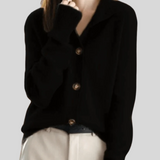 Claire | Retro-Style Cashmere Cardigan