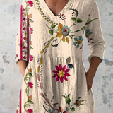 Clara | Blusa Lunga con Scollatura a V Elegante