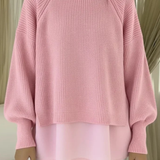 KESTLYN | LAYERED-LOOK SWEATER