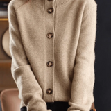 Claire | Retro-Style Cashmere Cardigan