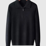 Luboš | Maglione in cashmere con zip a quarto Gstaad