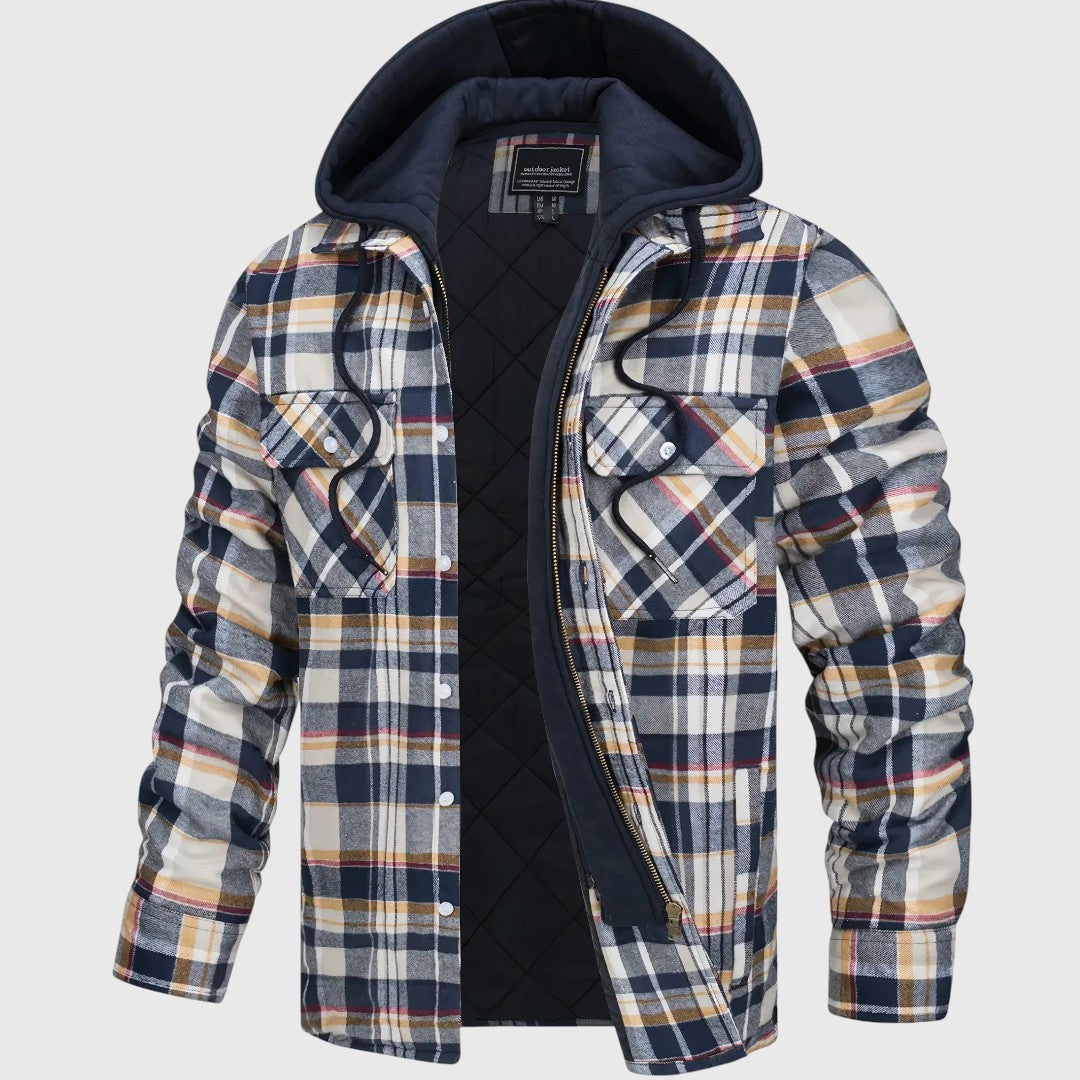 Karl | Giacca a quadri con zip