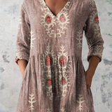 "Elise | Blusa Lunga con Decolleté a V".