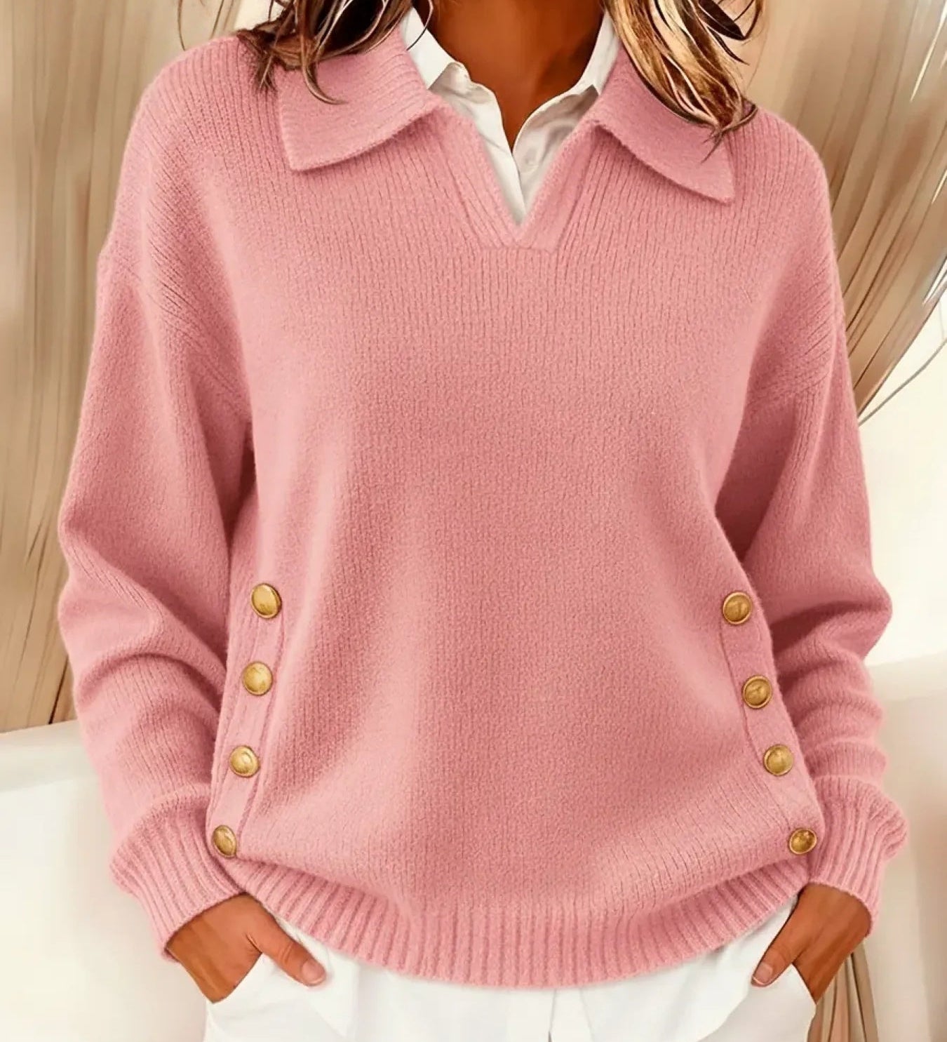 VYNETTE | Maglione a V con Collo