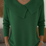 SUNNORA | WARM SWEATER WITH SOFT COLLAR