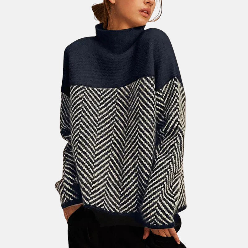 Zuzana – Maglione donna lavorato a maglia con motivo moderno Sophie Milano