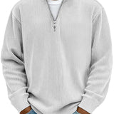 Jakub | Maglione a maniche lunghe con mezza zip