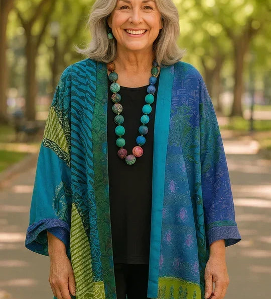 Astrid | Elegant Draped Cardigan