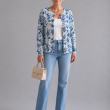 Tiverly™ | Cardigan Vintage con Bottoni Floreali