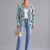 Charlotte™ | Accogliente Cardigan con Stampa di Gatti
