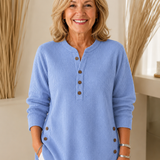 NEVA | BUTTON HENLEY TUNIC