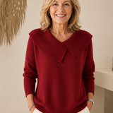 SUNNORA | WARM SWEATER WITH SOFT COLLAR
