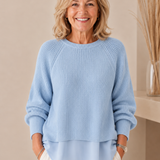 KESTLYN | LAYERED-LOOK SWEATER