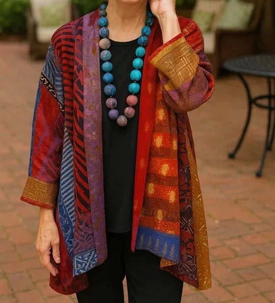 Astrid | Elegant Draped Cardigan