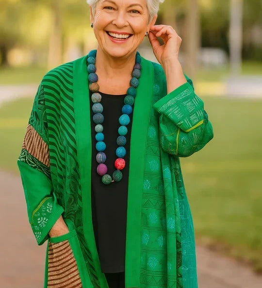 Astrid | Elegant Draped Cardigan