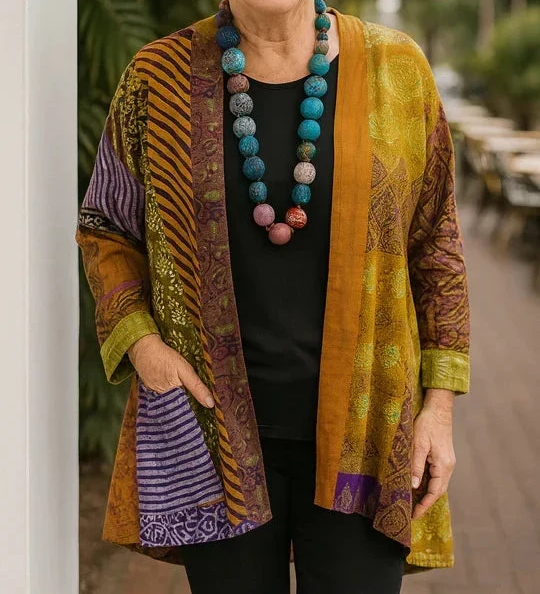 Astrid | Elegant Draped Cardigan
