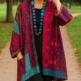 Astrid | Elegant Draped Cardigan