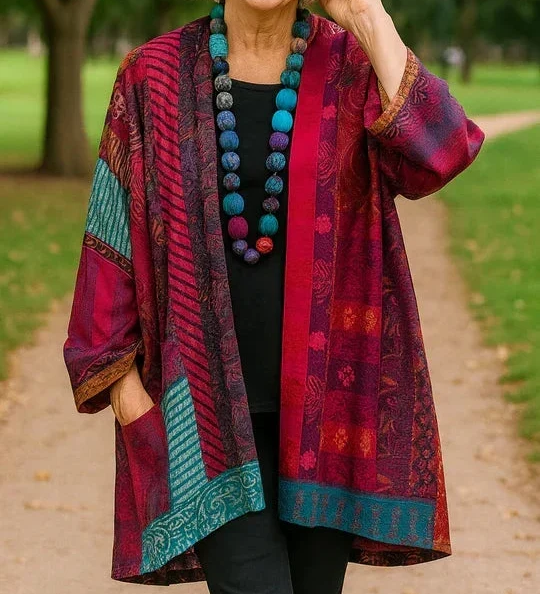 Astrid | Elegant Draped Cardigan