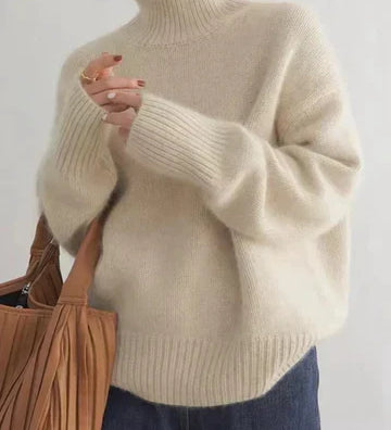 Amaya | Maglione in Cashmere di Lusso con Collo Alto