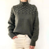 Elena | Maglione caldo con collo alto