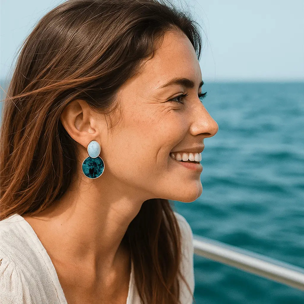 Stelle e fondo marino orecchini Sophie Milano