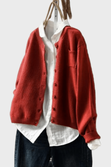Cardigan lavorato a maglia morbido Sophie Milano