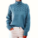 Elena | Maglione caldo con collo alto