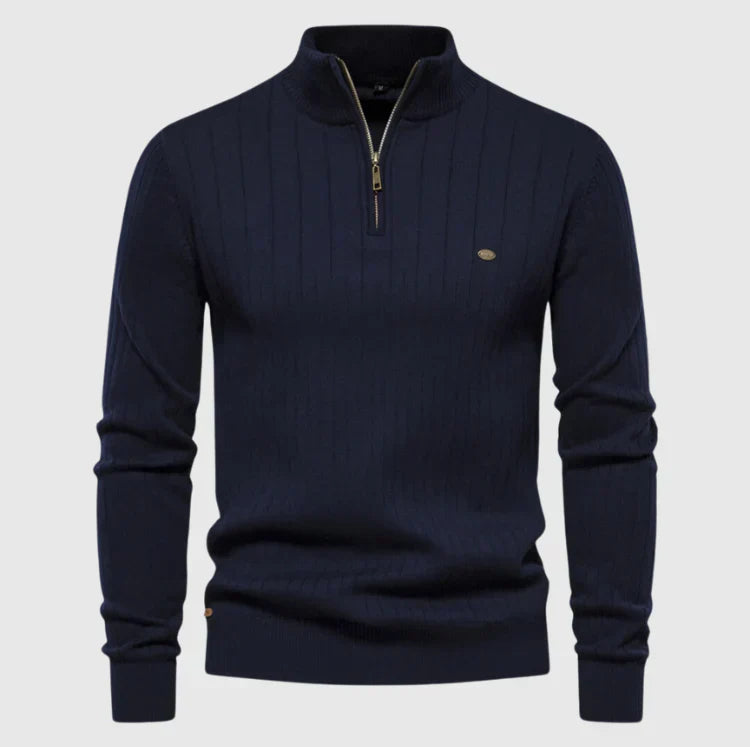 Richard | Maglione con zip al collo