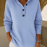 FLORENCE | V-NECK POLO SWEATER